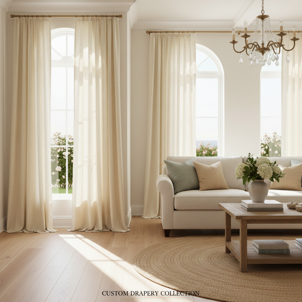 Custom window treatments by Hampton Shade Company