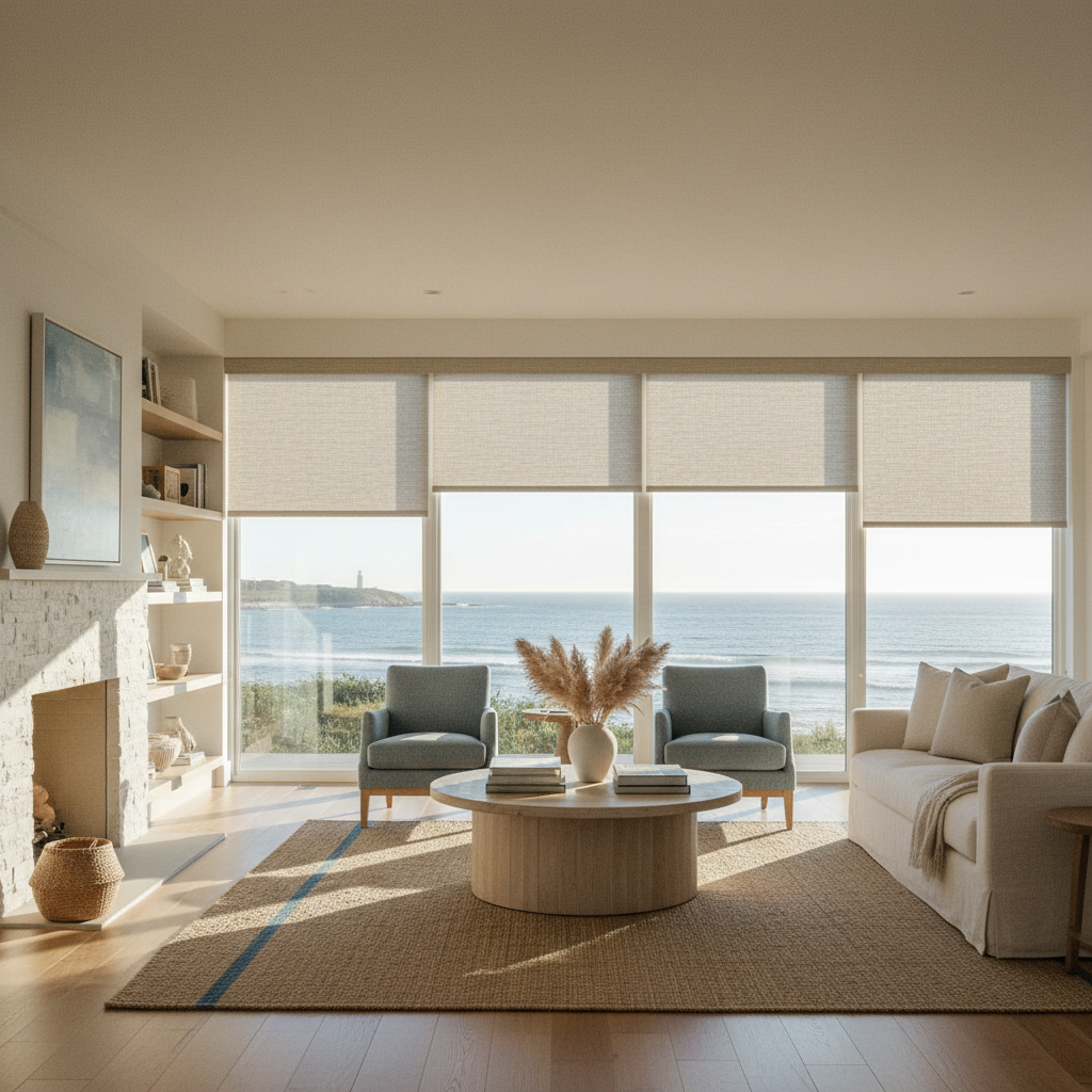 Custom window treatments by Hampton Shade Company